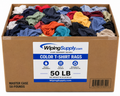 Color T-Shirt Rags - 50 LB Master Case