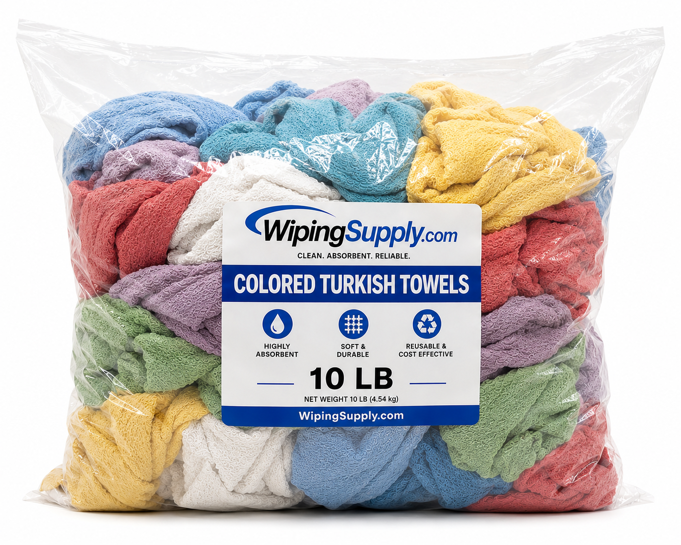 Color Turkish Towels - 10 lb Bag